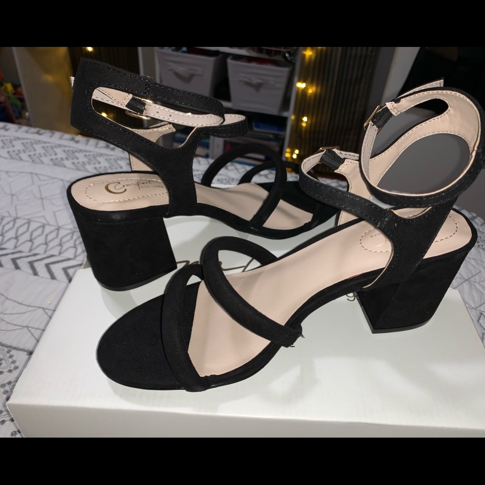 Chunky Heels Black